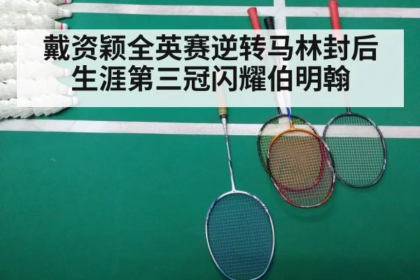戴资颖全英赛逆转马林封后 生涯第三冠闪耀伯明翰